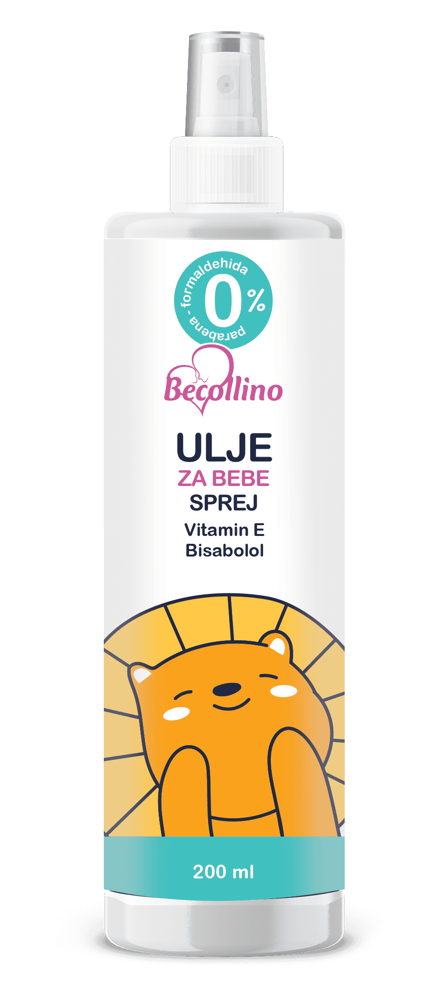 Becollino Ulje za bebe u spreju, 200ml