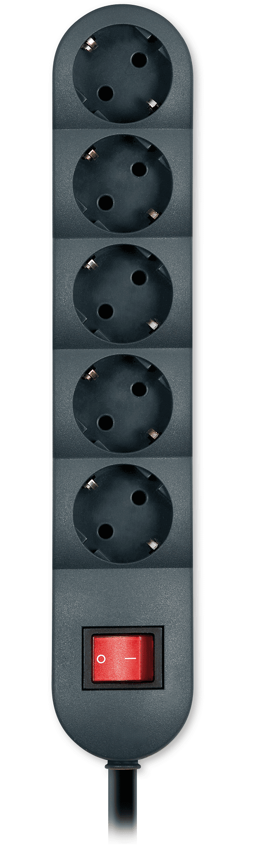 Selected image for ALING-CONEL Produžni kabl sa sklopkom i prenaponskom zaštitom, 5 utičnica, 1,5 m