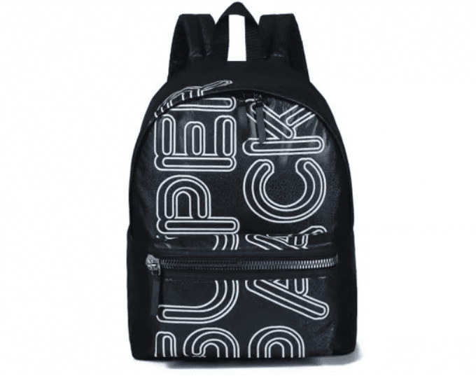 S-Cool Ženski ranac Teenage Superpack 39x30x16cm SC1651, Crni