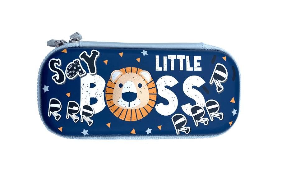 S-Cool Prazna pernica za dečake 3D Eva SC2217, Teget-siva