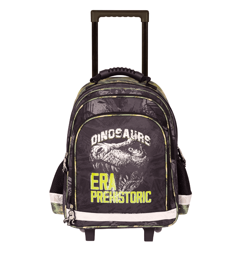 S-Cool Ranac za dečake sa ojačanim leđima Trolley Dino SC2289, Antracit