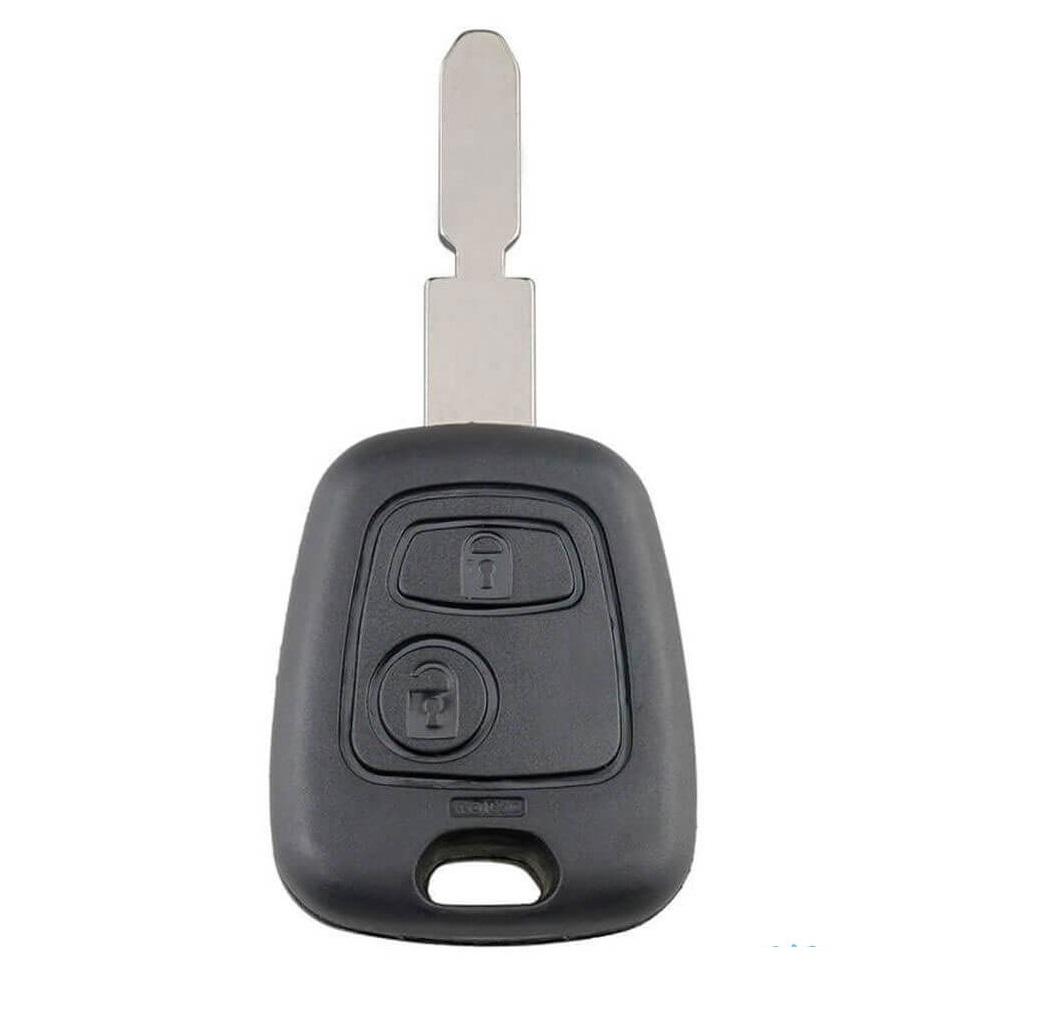 CAR 888 ACCESSORIES Kućište Oklop Ključa, 2 Dugmeta, Za Peugeot/Citroen Saxo,Xsara,Picasso,Berlingo, Crno