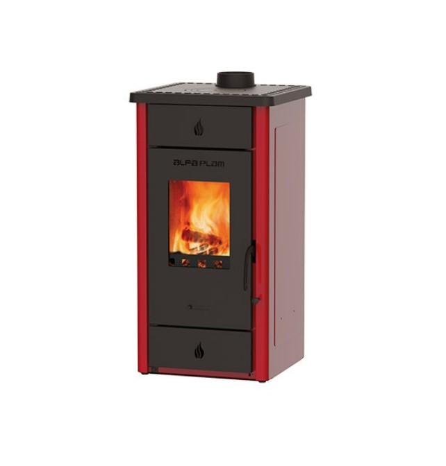 ALFA PLAM Peć na čvrsta goriva ELITA 3 CV ECO crvena
