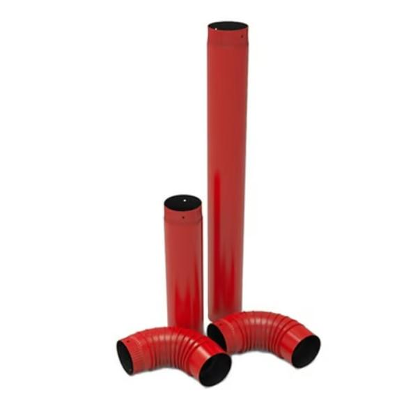 ALFA PLAM Set dimovodnih cevi FI 160 ECV crveni
