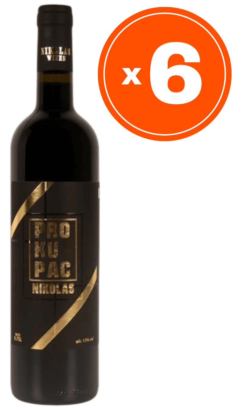 Nikolas Wines Prokupac Crveno vino, 0.75l, 6 komada