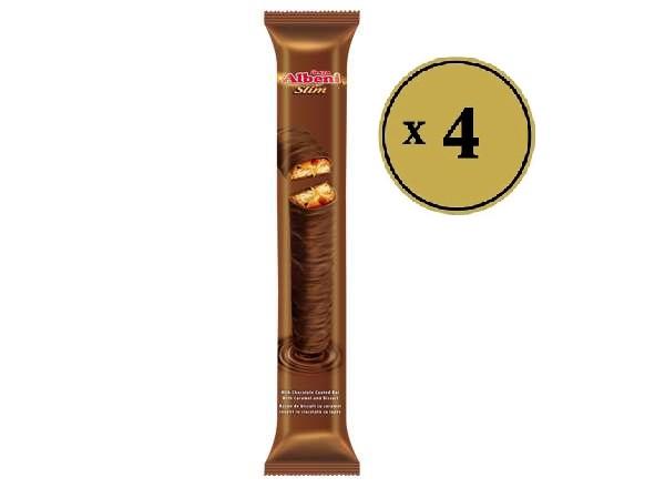 Ulker Albeni Čajno pecivo preliveno karamelom i mlečnom čokoladom 47g, 4 komada