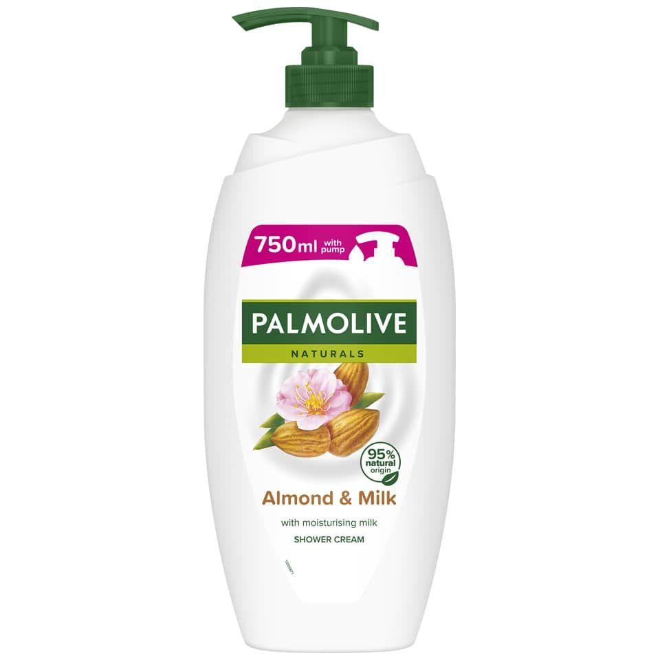 PALMOLIVE Almond Milk Gel za tuširanje, Pump, 750 ml