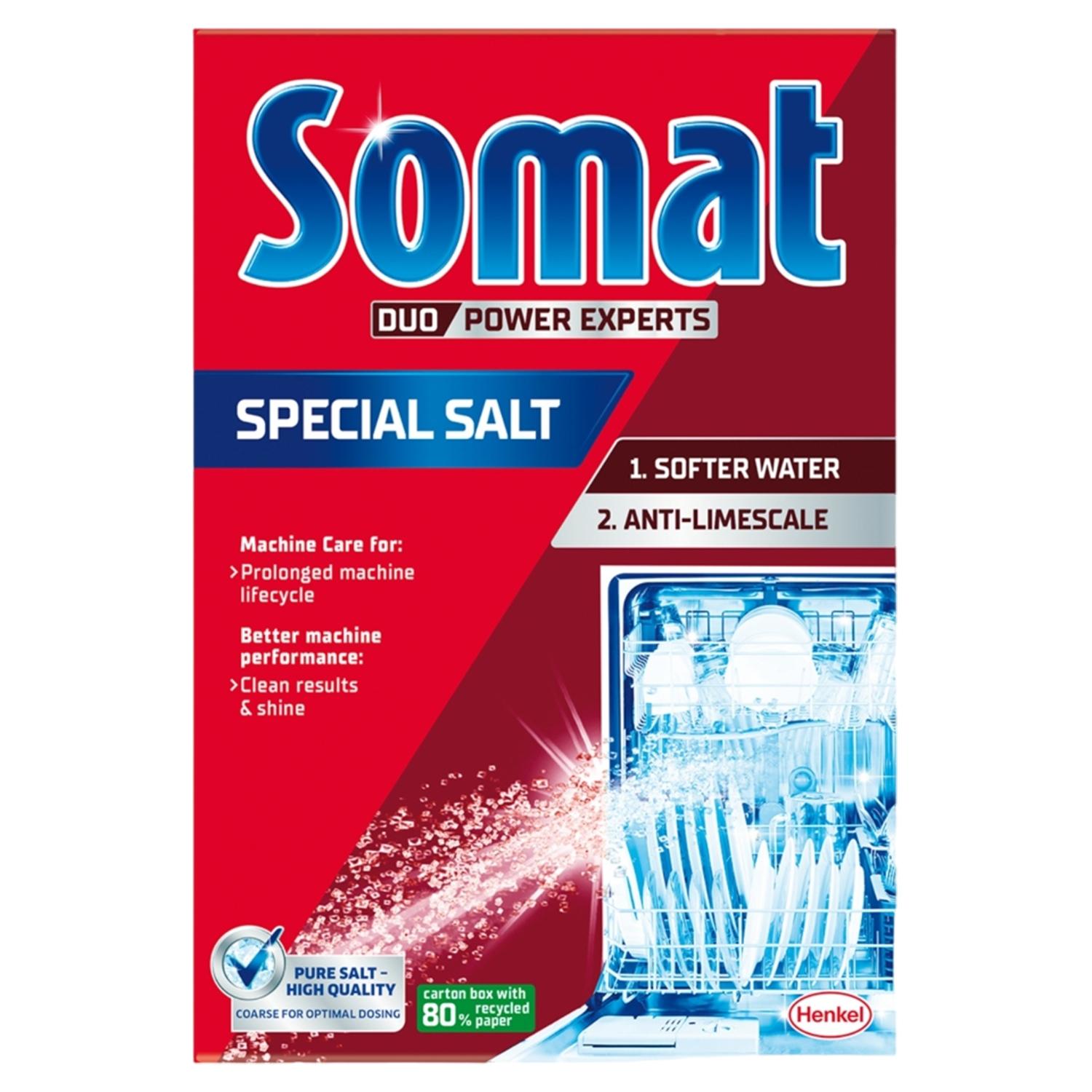 Selected image for Somat Duo Power Experts Special Salt Tablete za čišćenje mašine za sudove, 1.5 kg
