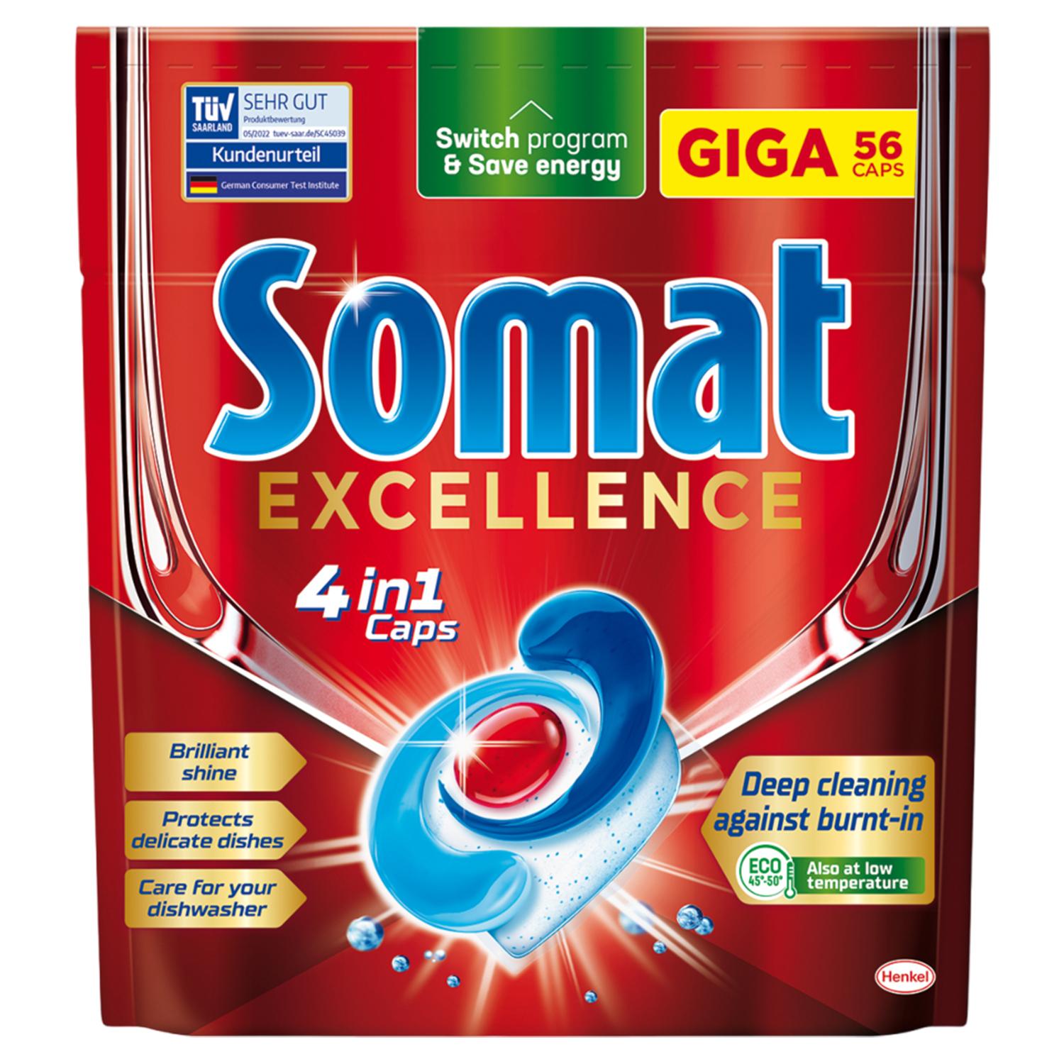 Selected image for SOMAT Excellence Tablete za mašinsko pranje sudova, 4u1, 56/1