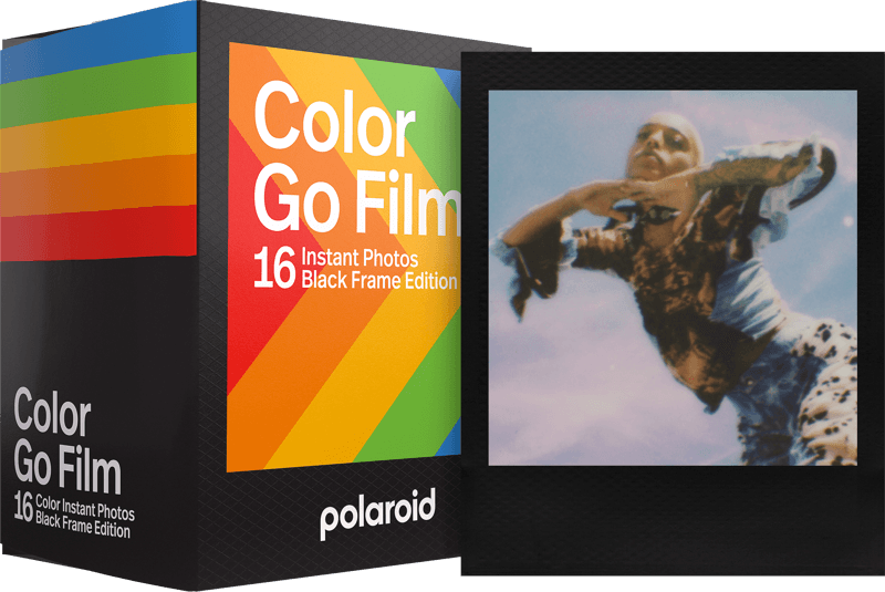 Polaroid Kolor film za Polaroid GO instant kamere, 16 komada, Crni okvir