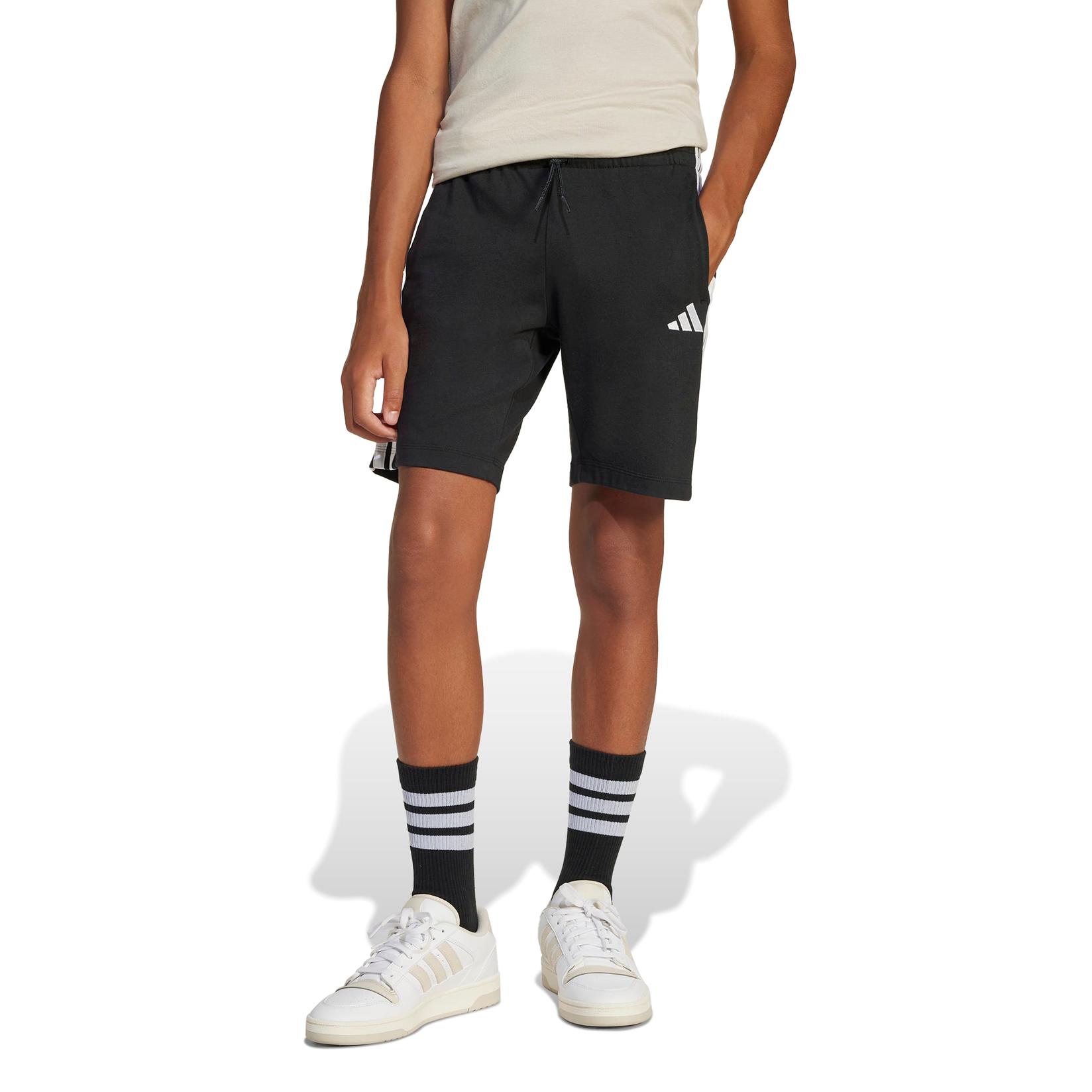 Adidas Šorc za dečake J 3S Kn Sh 210 JE0310, Crni