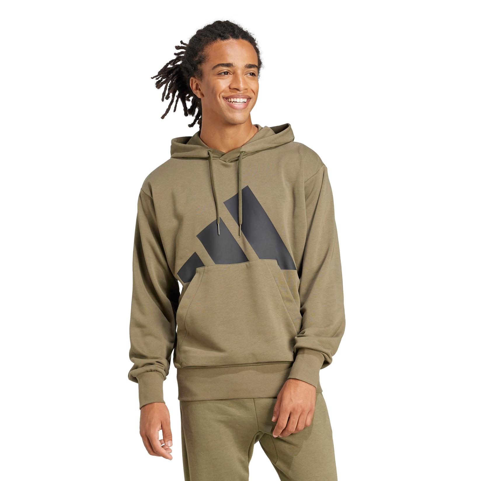 Adidas Muški duks M Bl Ft Hd JE8892, Maslinasti
