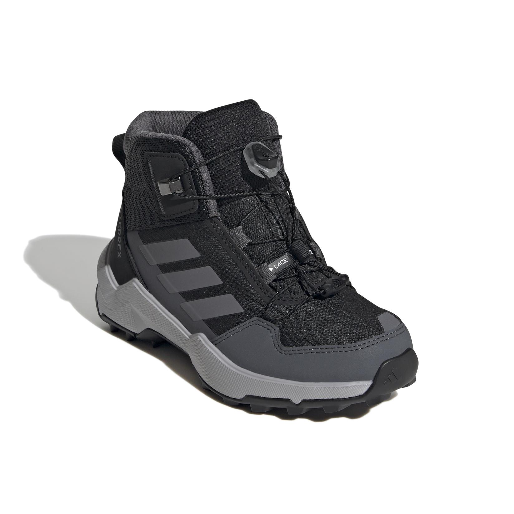 Adidas Cipele za dečake Terrex Ax4R Mid Sl K, JI0920, Crno-Sive