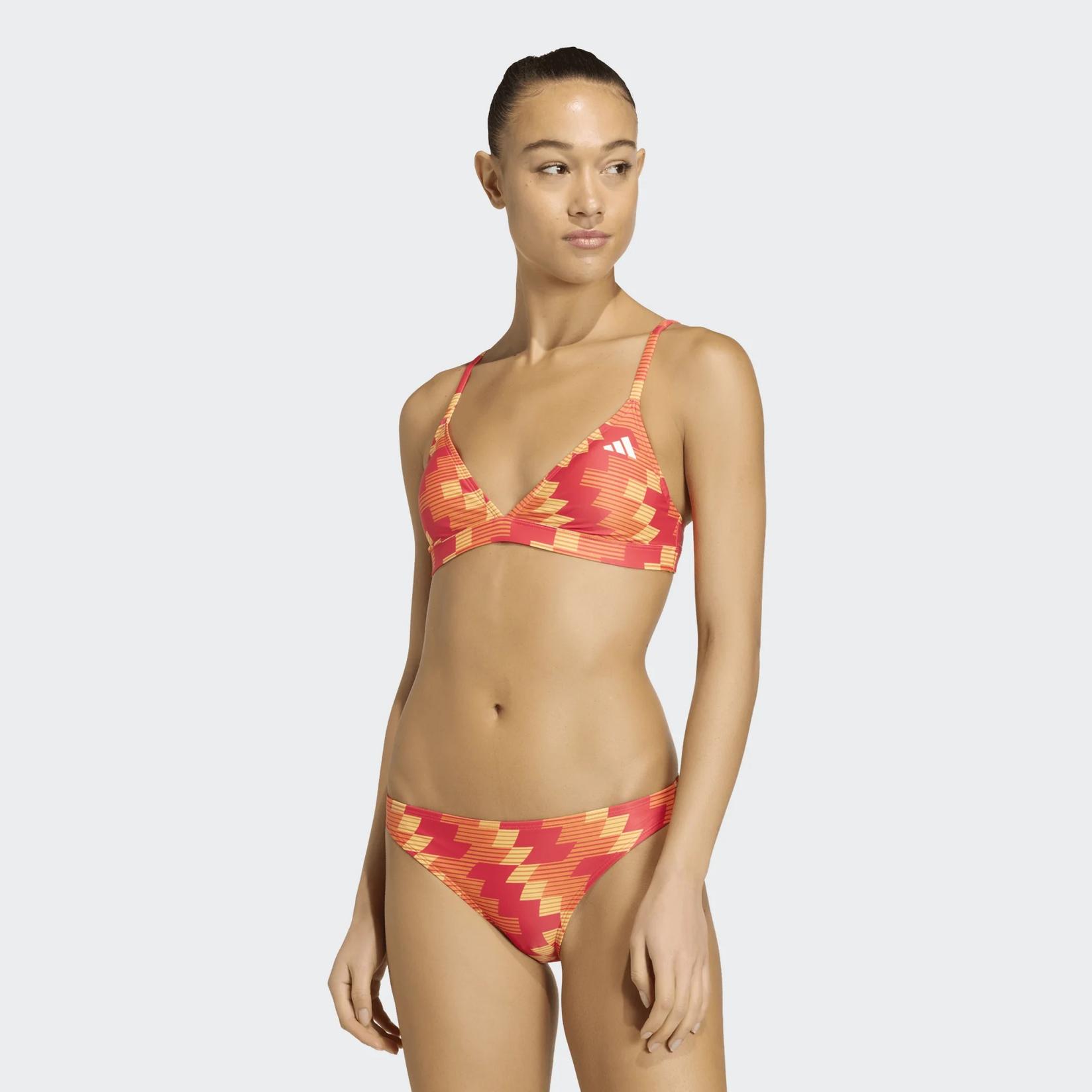 Adidas Ženski kupaći kostim Fb Aop Tri Bk S KR4904, Narandžasti