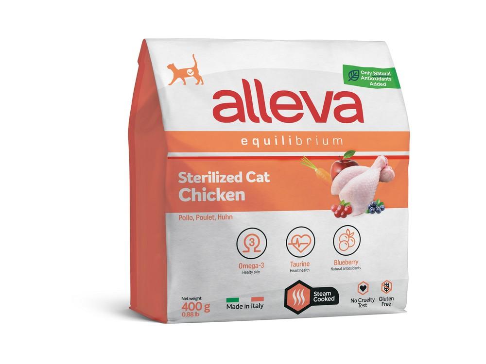 Selected image for Alleva Equilibrium Suva hrana za odrasle sterilisane mačke, Sa piletinom, 400g