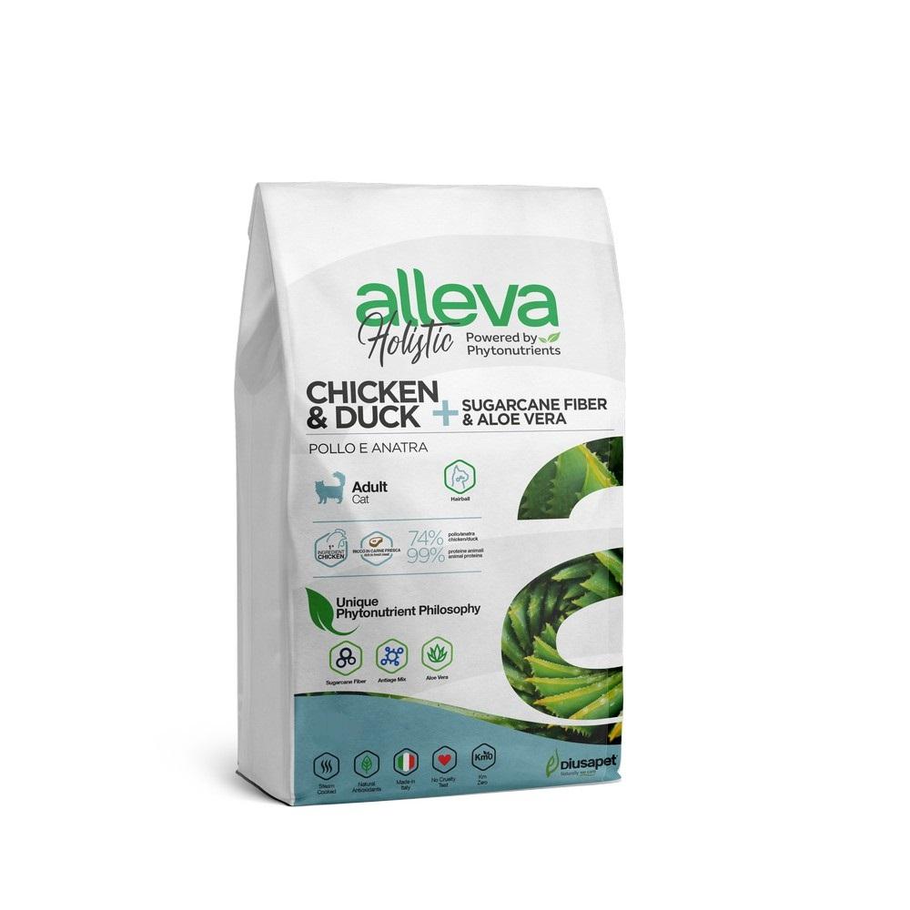 Alleva Holistic Suva hrana za odrasle mačke sa dugom dlakom, Sa piletinom i pačetinom, 10kg