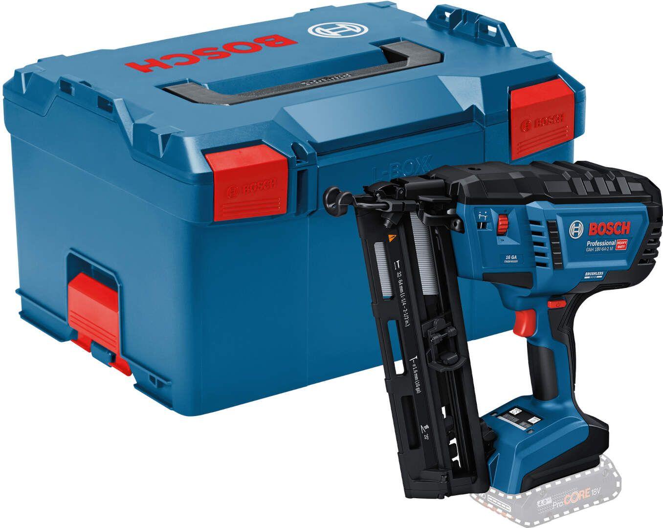 Bosch Akumulatorski pištolj za eksere GNH 18V-64-2 M Professional 18V, Solo bez baterije i punjača u L-BOXX-u 0601482001