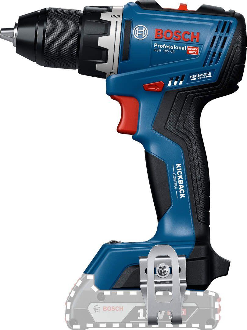 Bosch Akumulatorska bušilica - odvrtač GSR 18V-65 Solo, bez baterije i punjača 06019N3200