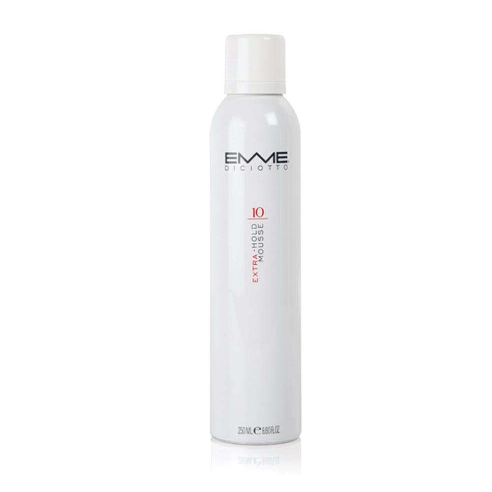 EMMEDICIOTTO Pena za kosu 10 Extra hold mousse, 250 ml