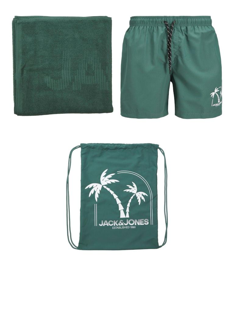 Jack & Jones Muški set za plažu 12278729, Zeleni