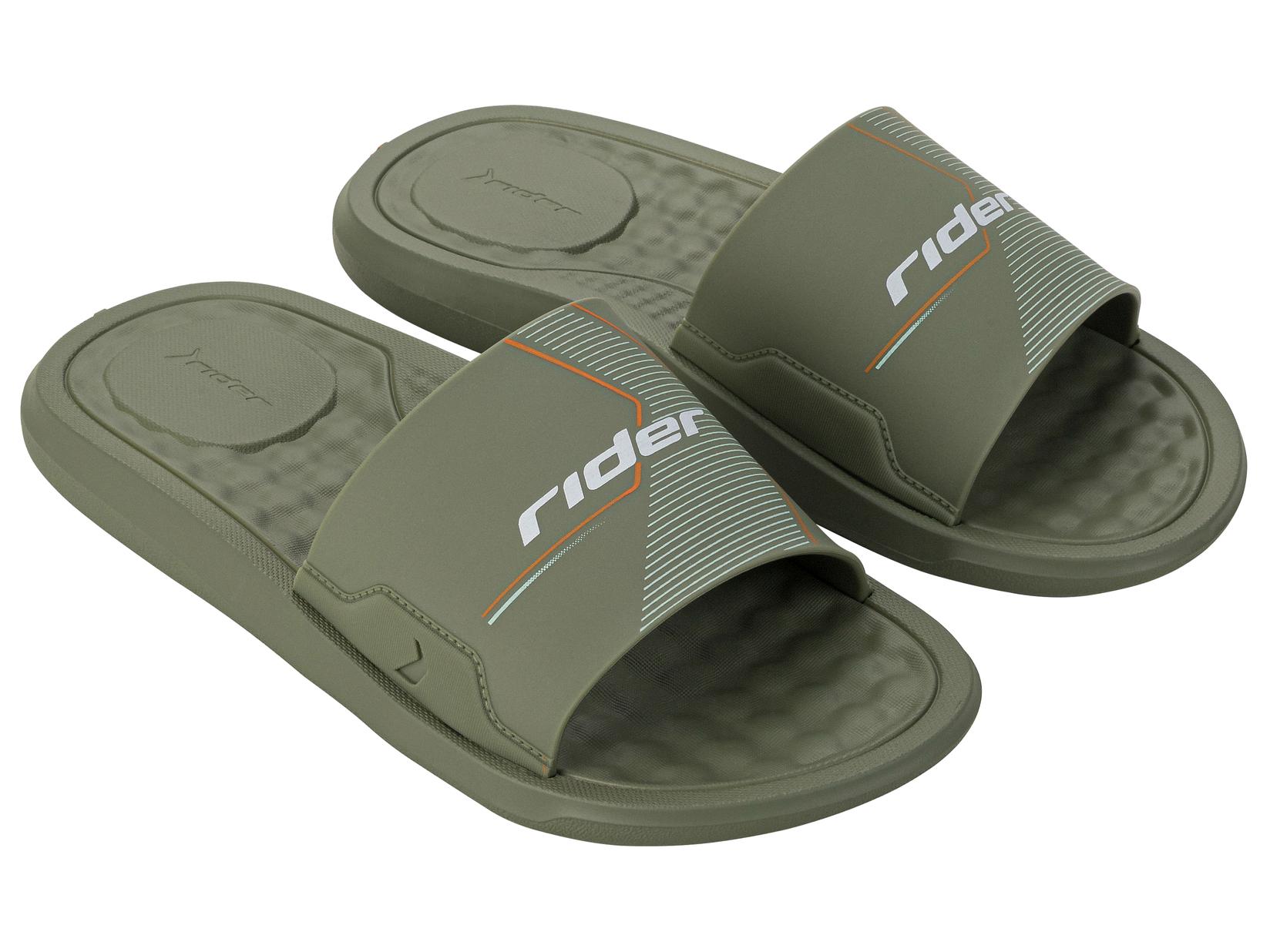 Rider Muške papuče 12265-BD724, Step Slide Ad, Maslinaste