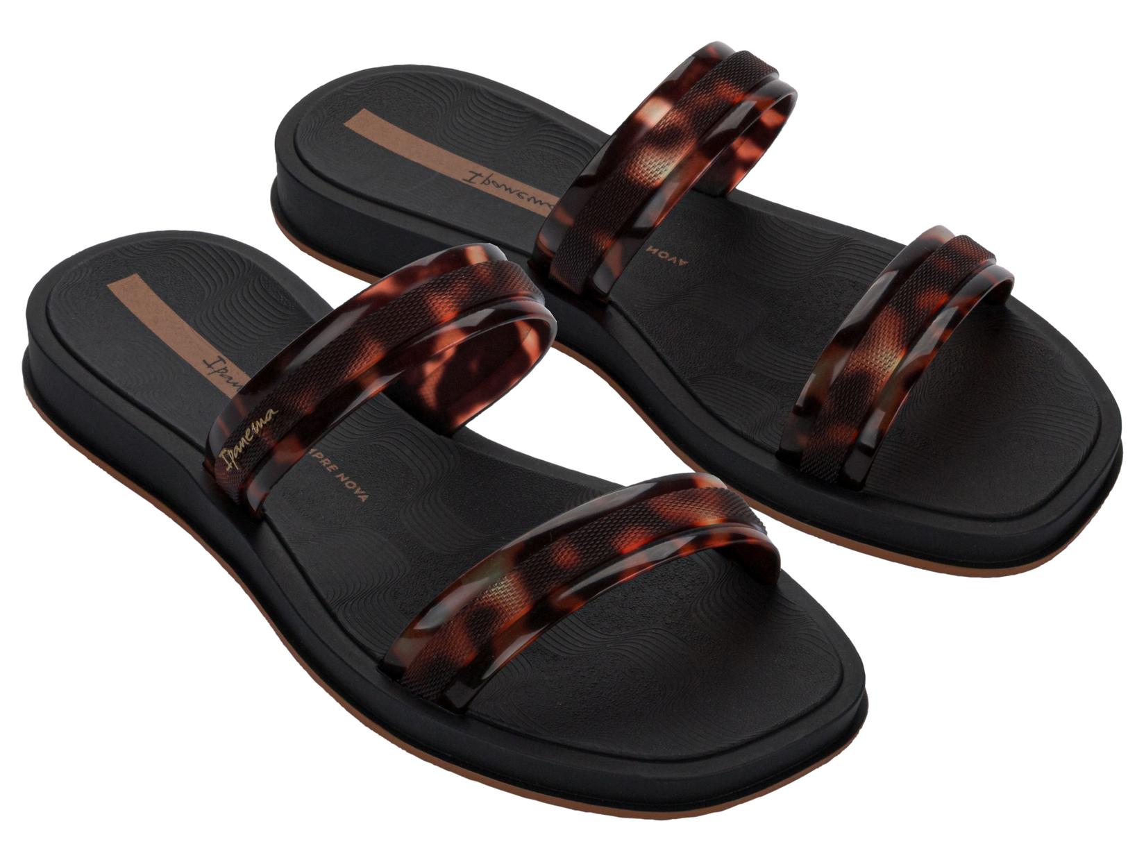 Ipanema Ženske papuče 27421-BR850, Glow Trendy Slide Ad, Crne
