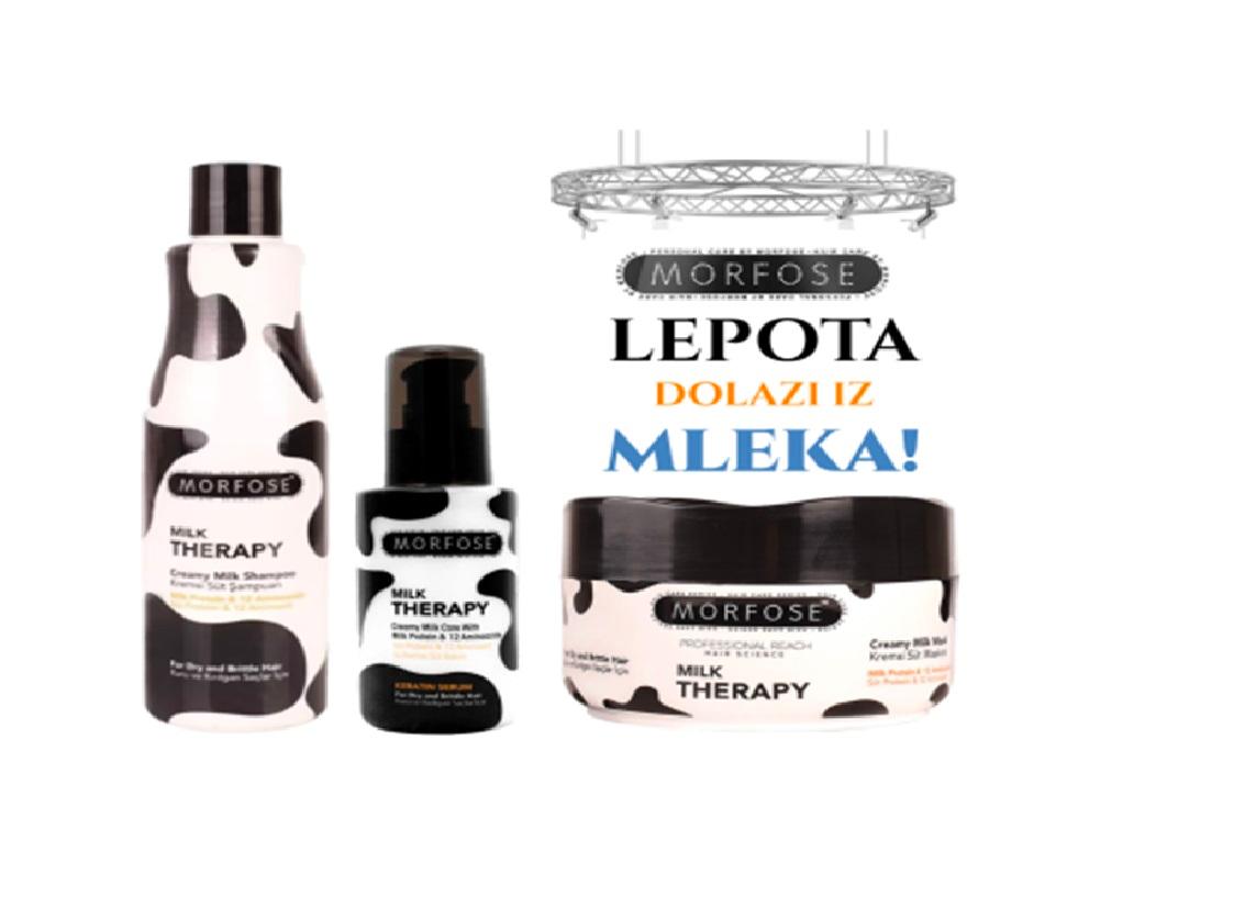 MORFOSE Paket proizvoda Milk therapy za negu kose
