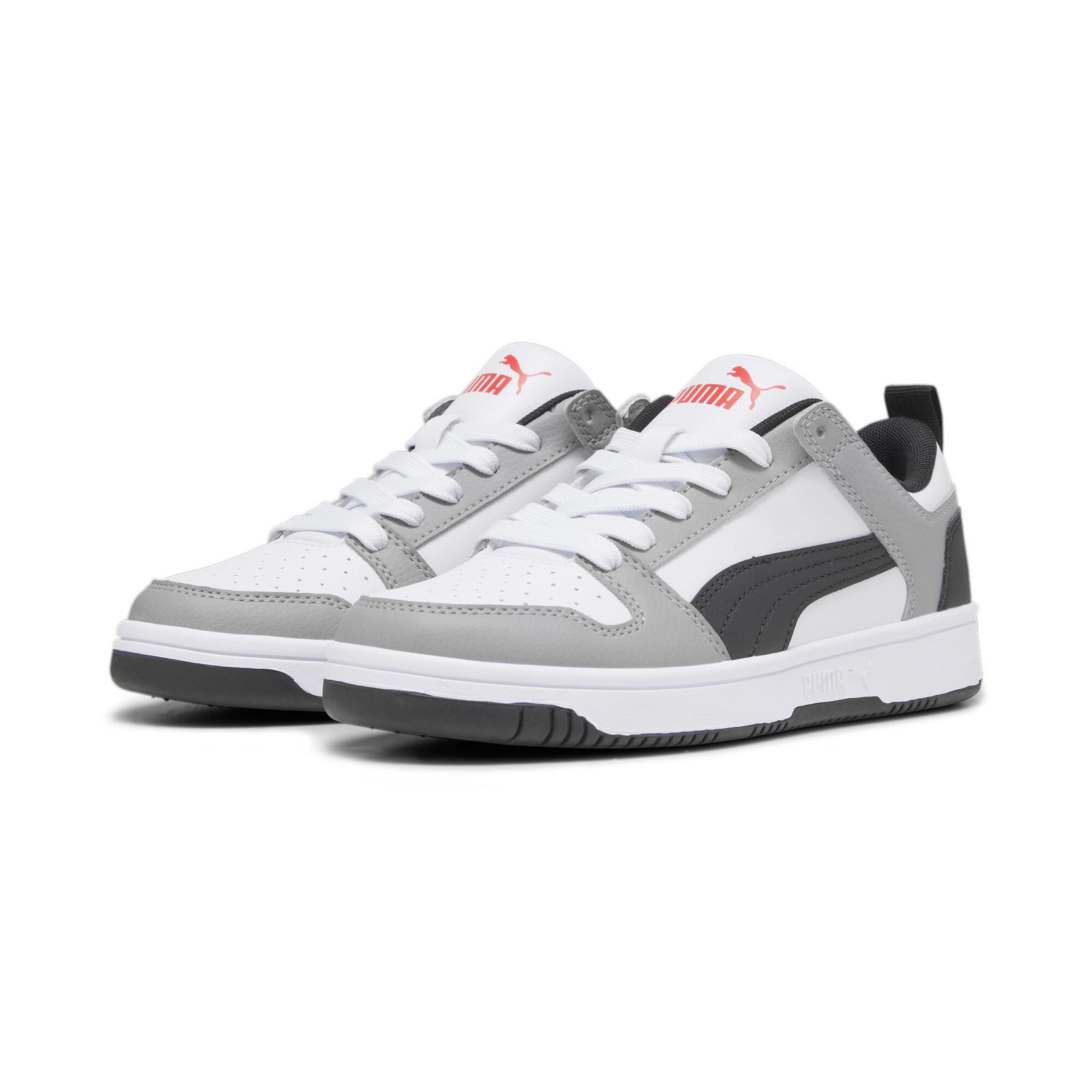 PUMA Patike za dečake Rebound Layup Lo SL Jr, 370490-20, Sivo-bele