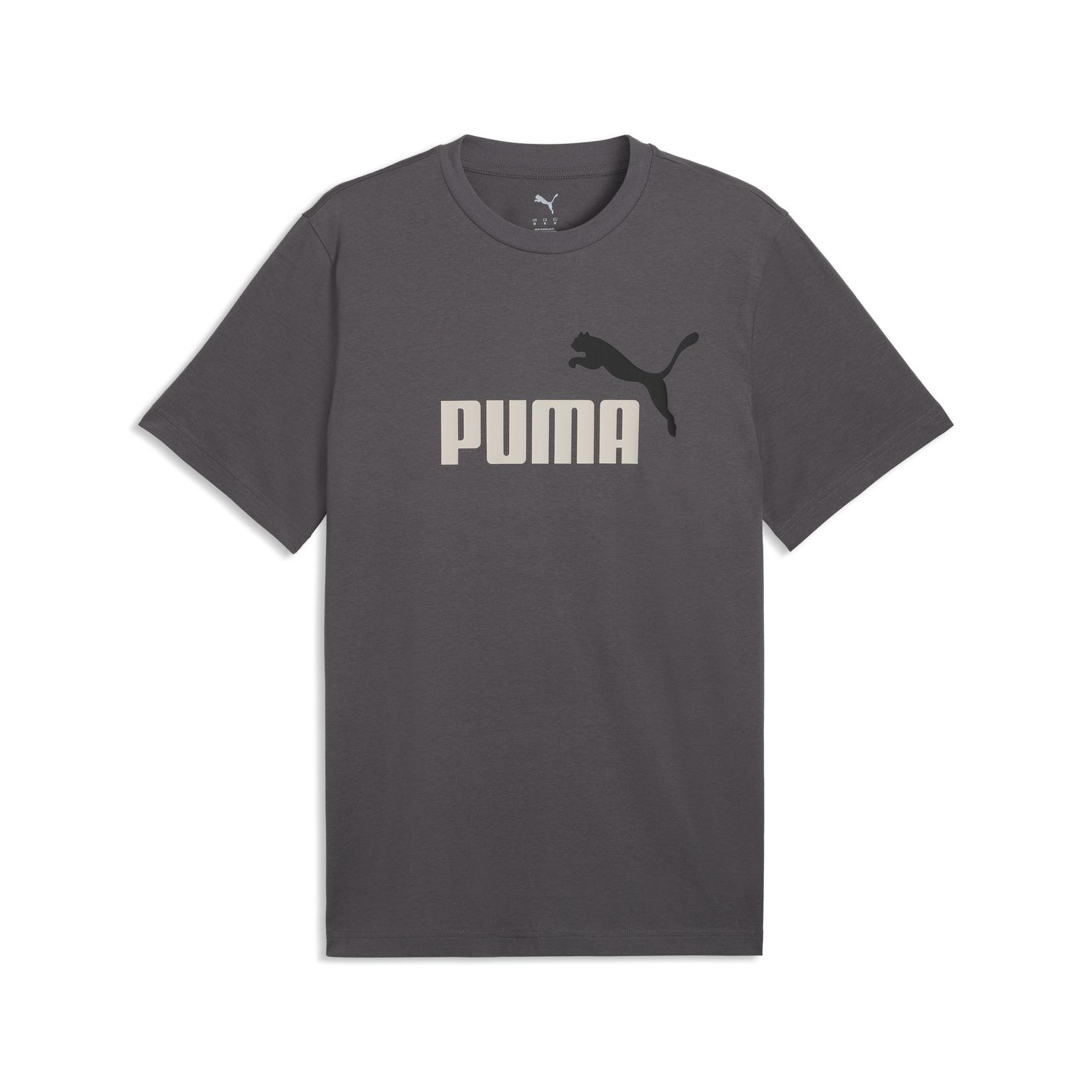 Puma Muška majica Ess 2 Color No. 1 Logo Tee, 684708-77, Siva