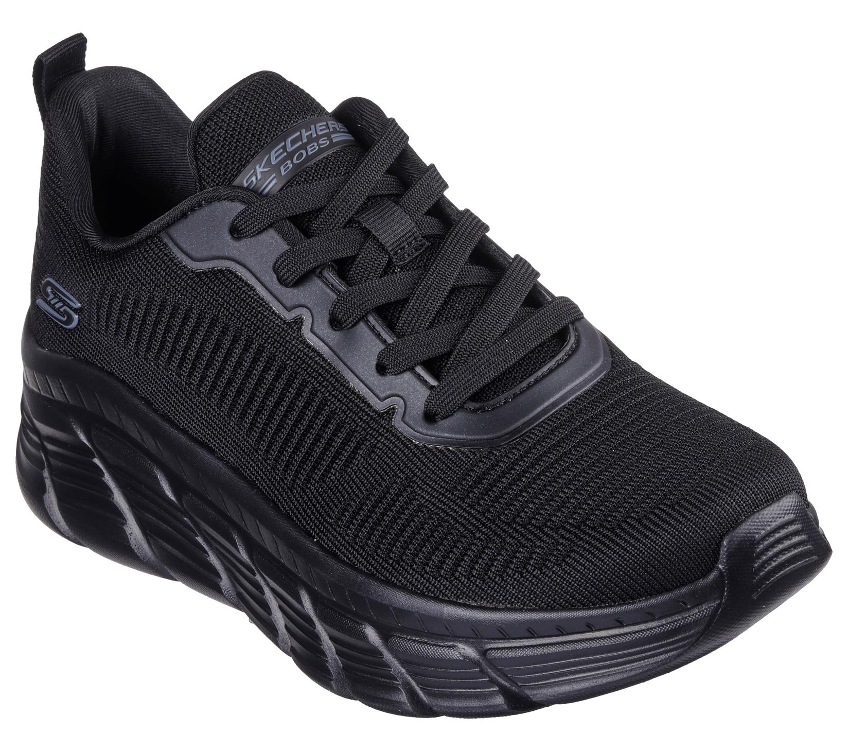 Skechers Ženske patike Bobs B Flex Hi - Flying Hi, 117385-BBK, Crne