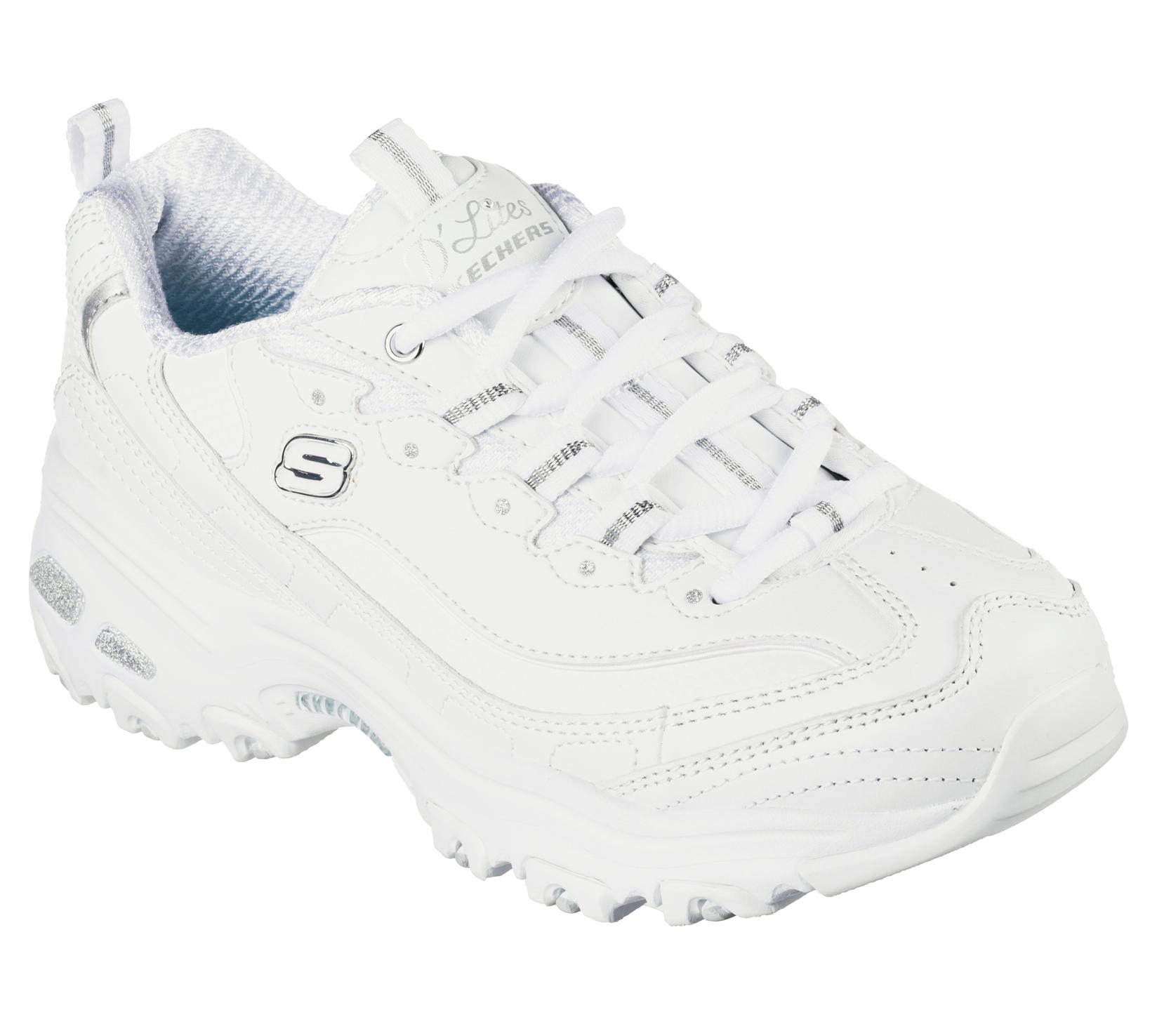 Skechers Ženske patike D'Lites - Fresh Start, 11931-WSL, Bele