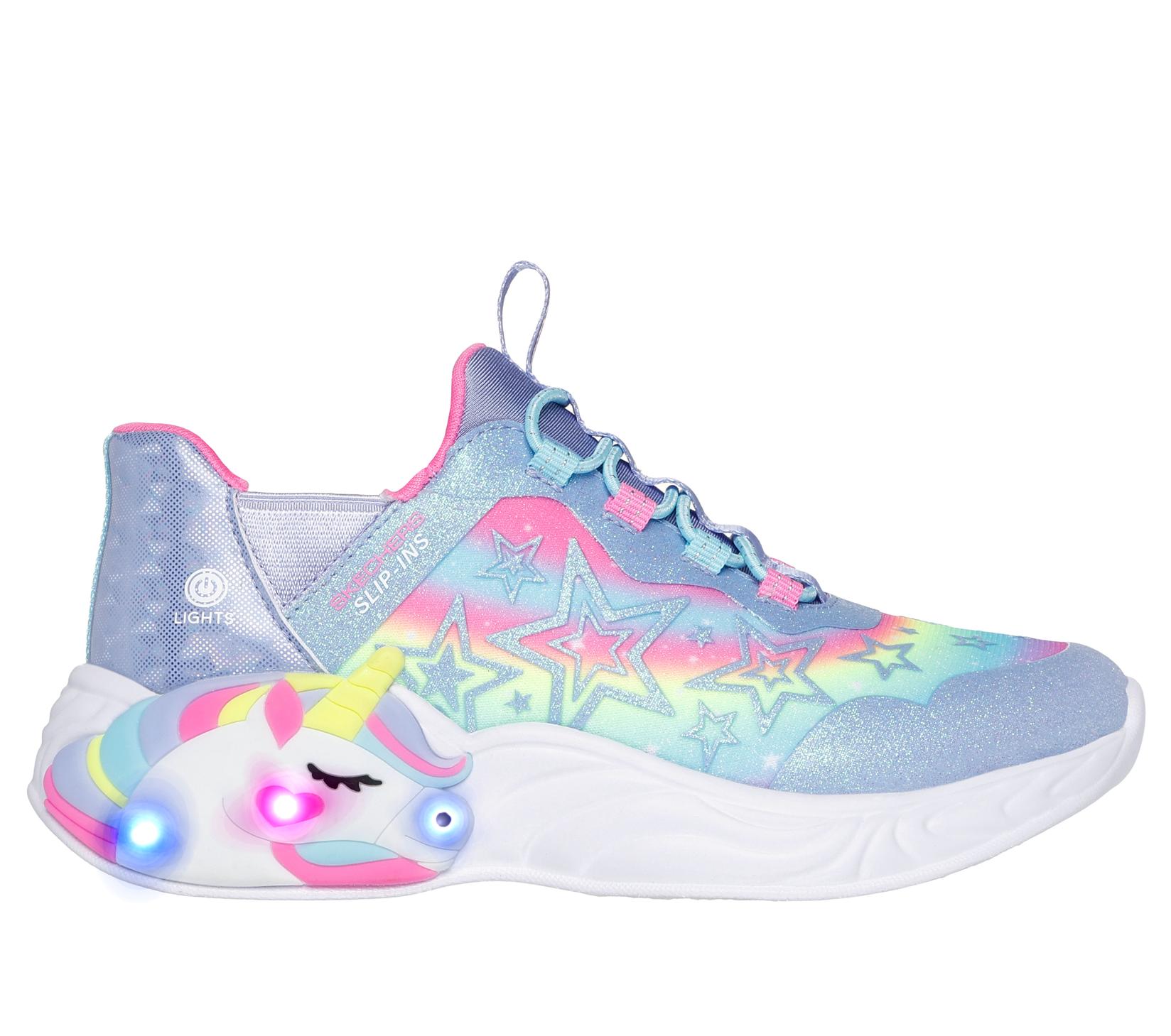Skechers Patike za devojčice Unicorn Dream-Starry Lite, Slip-Ins, 302296L-LVMT, Lavanda