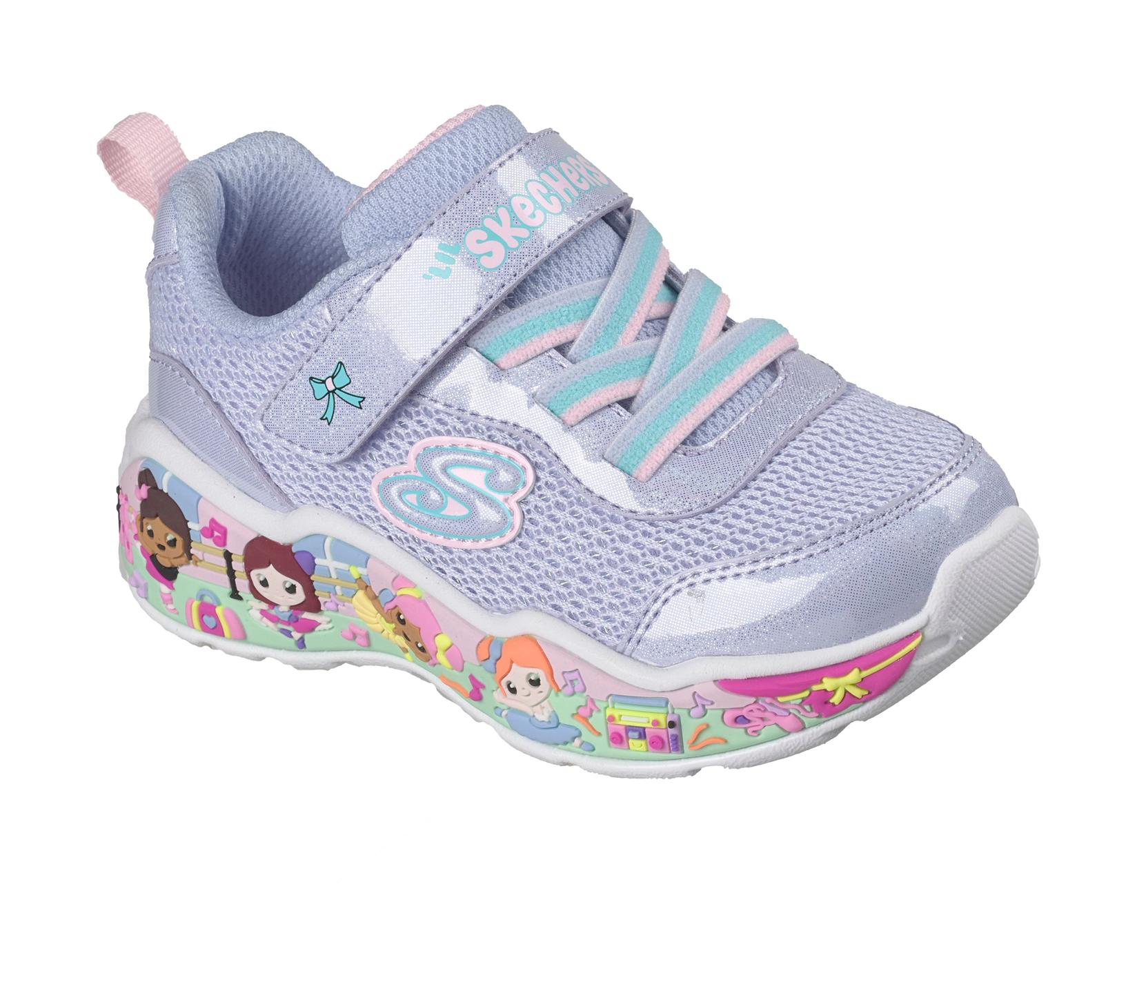 Skechers Patike za devojčice Play Scene - Fun Squad, 303158N-PWMT, Lavanda