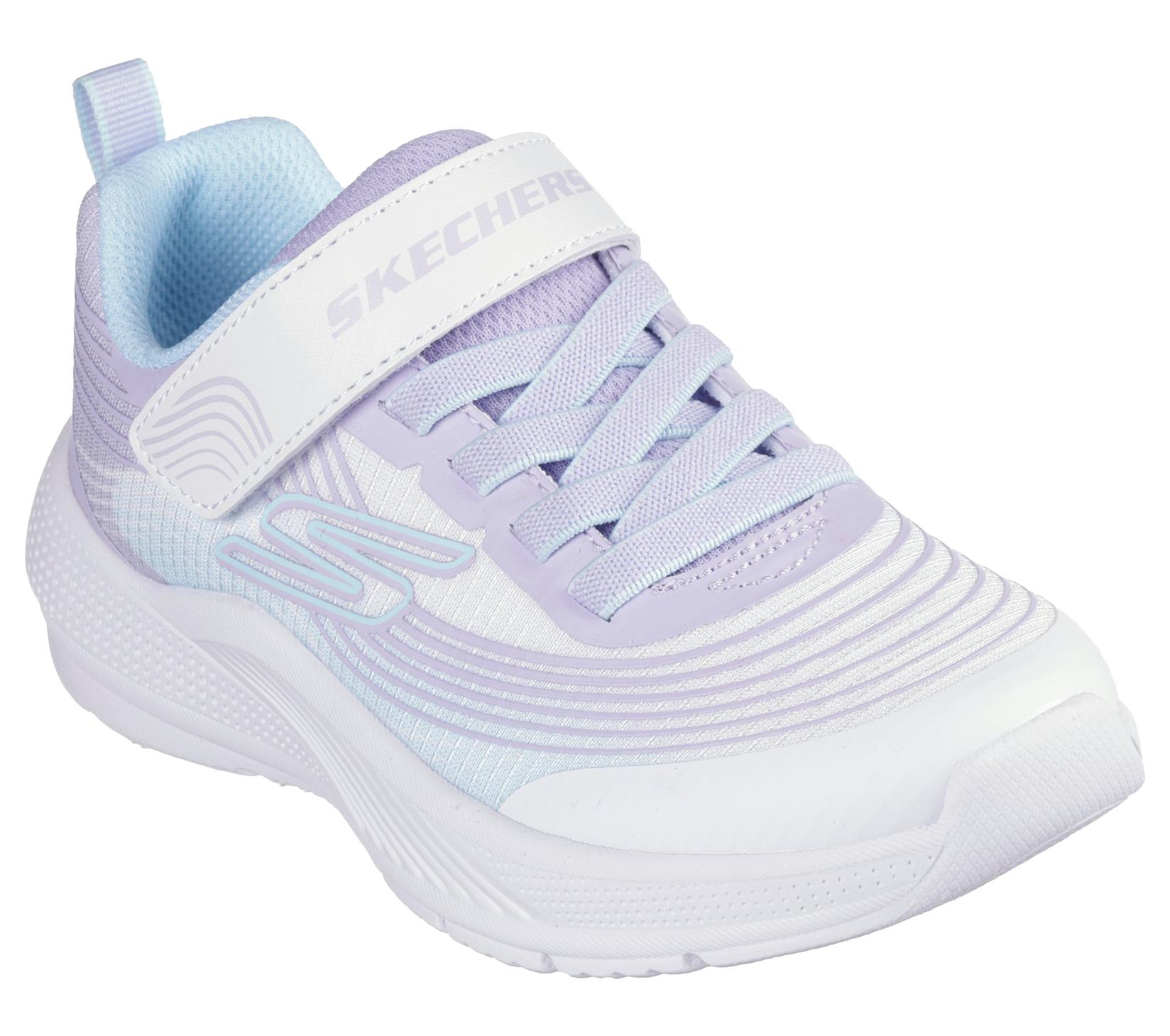Skechers Patike za devojčice Microspec Advance, 303575L-WLVM, Bele