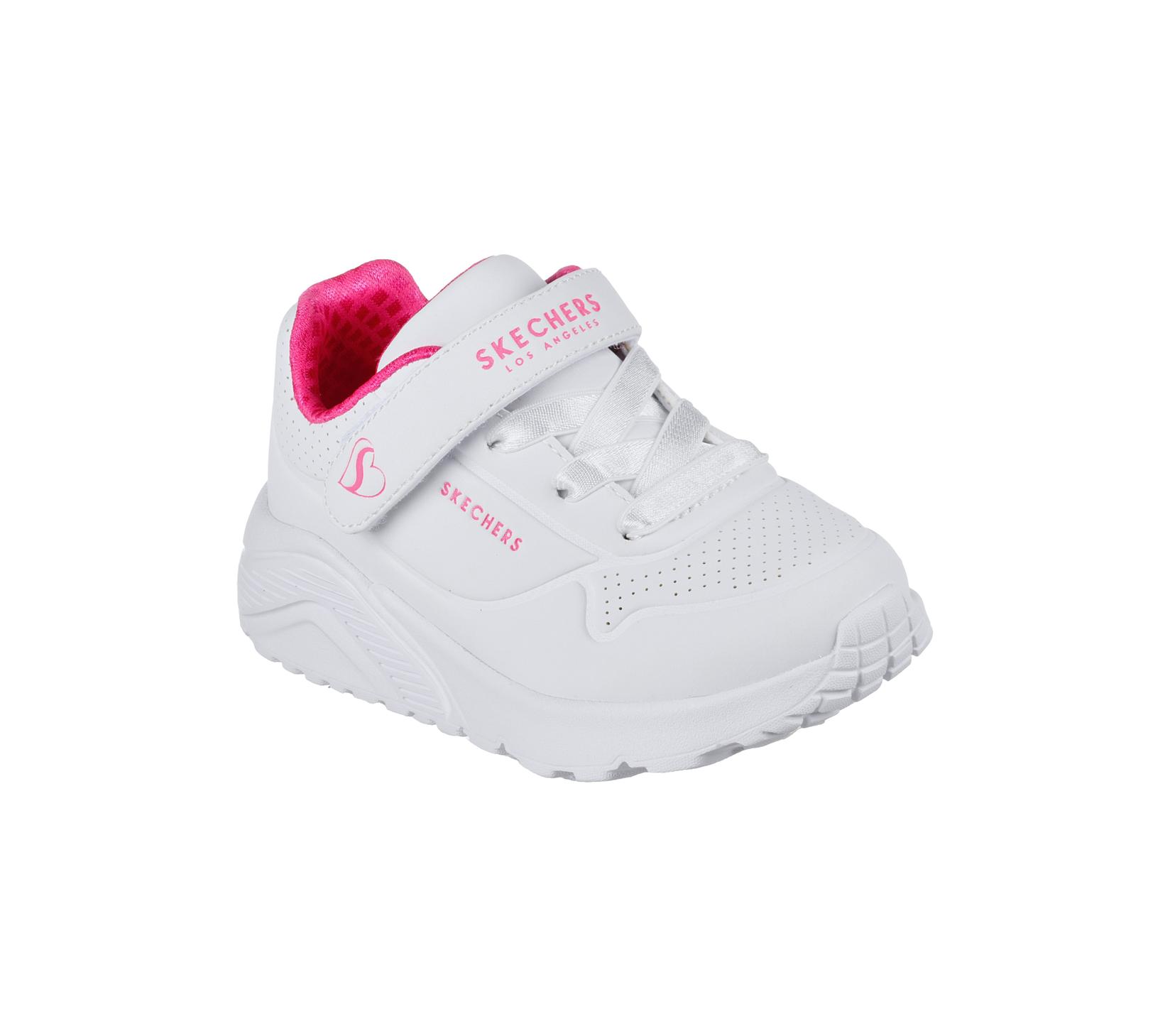 Skechers Patike za devojčice Uno Lite, 310451N-WHP, Bele