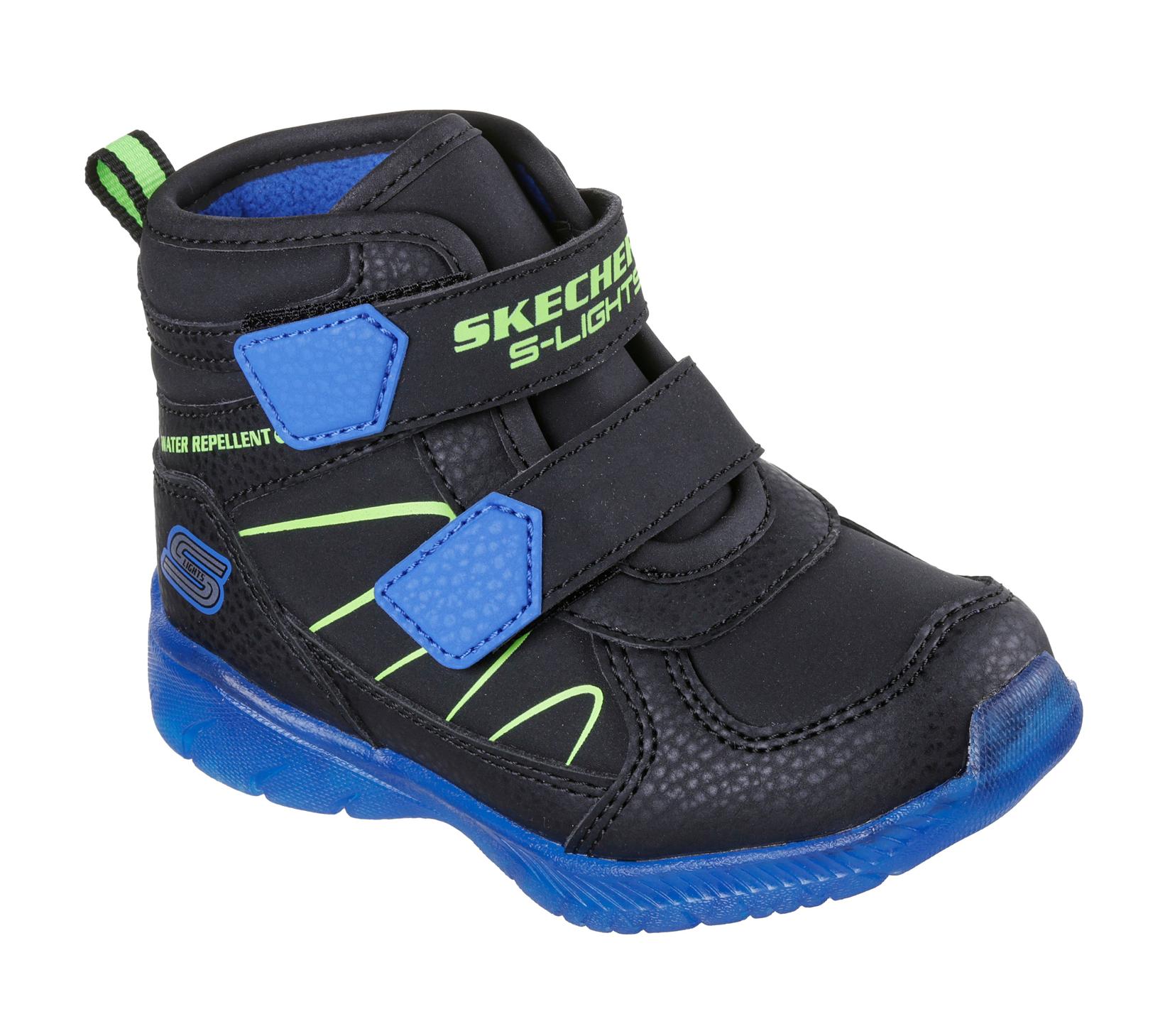 Skechers Čizme za dečake Illumi-Brights - Splash Beams, 407613N-BBLM, Crno-plave
