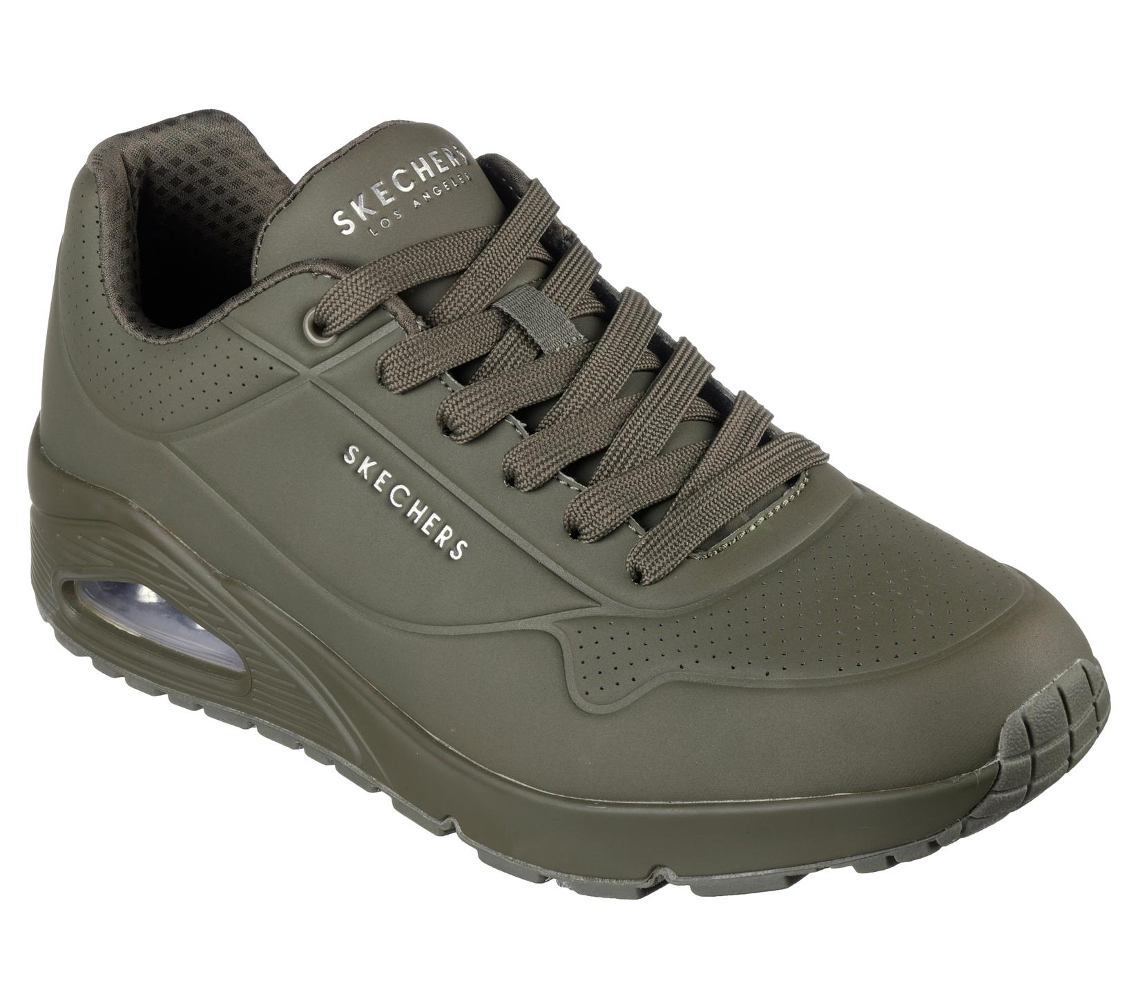 Skechers Muške patike Uno - Stand On Air, 52458-DKGR, Maslinaste