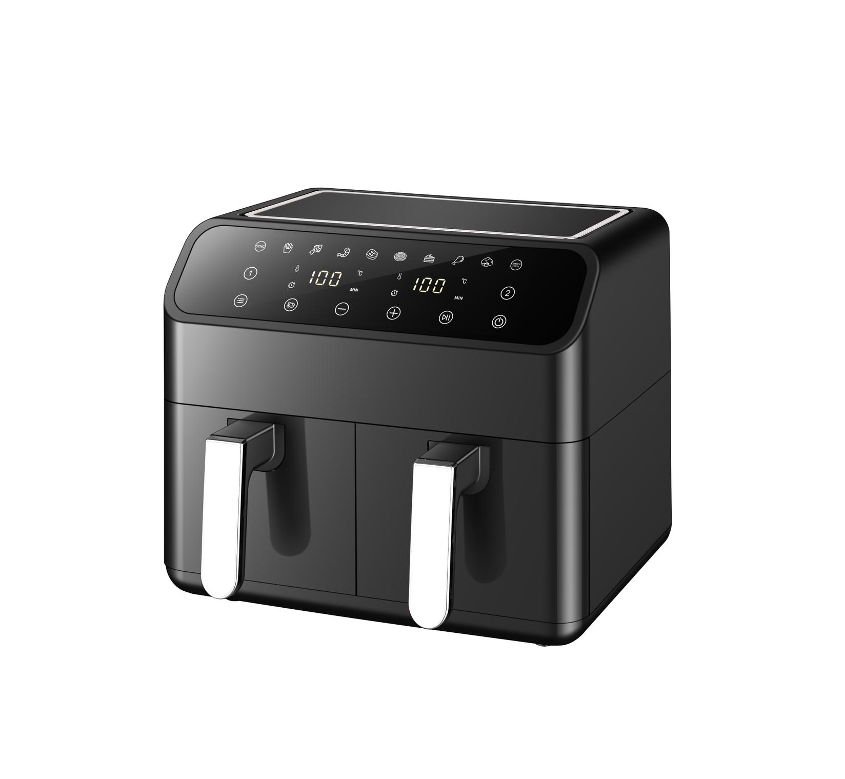 LINEA Friteza na vruć vazduh LAFD-0639,  8l, dve posude, digitalna, 2000 W