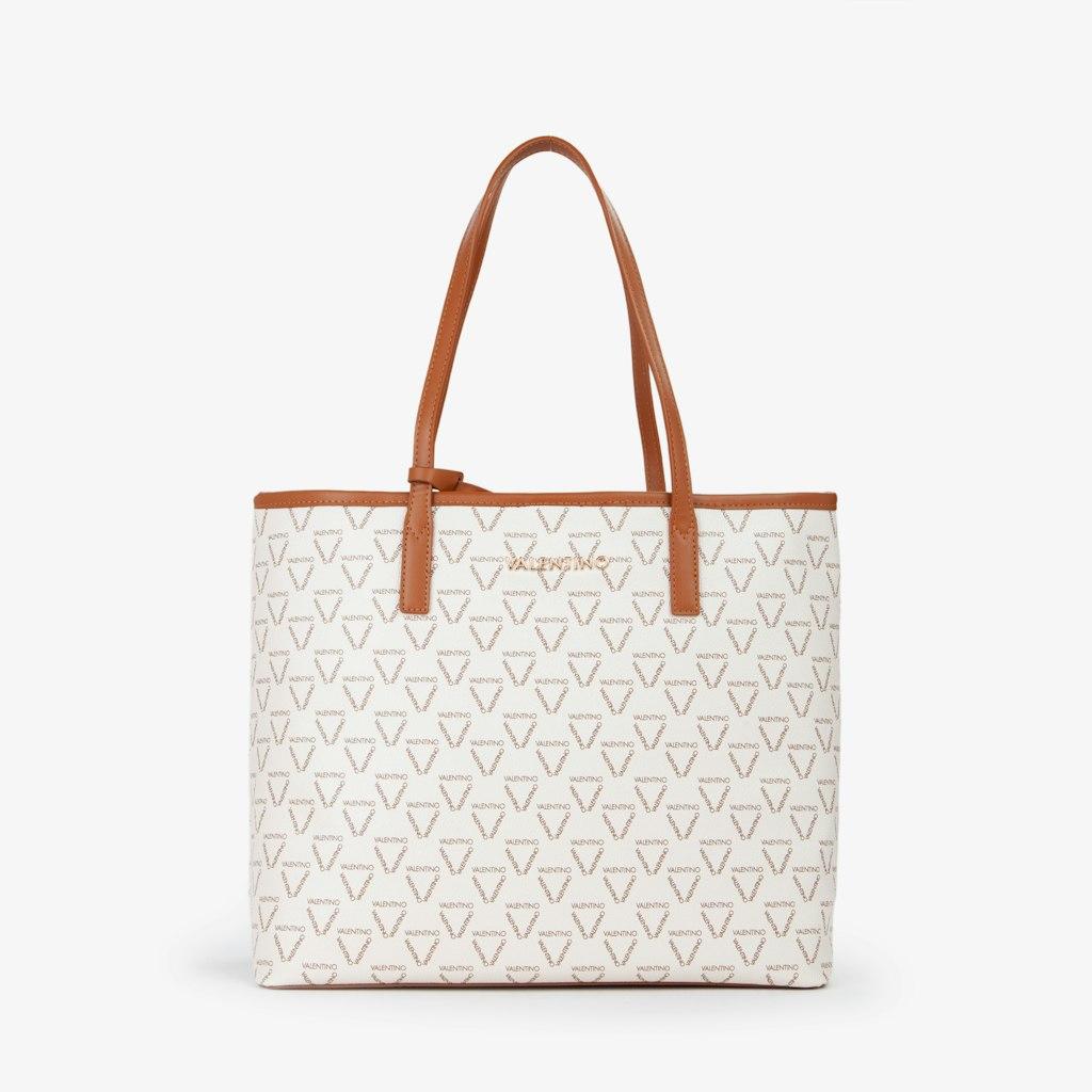 Mario Valentino Ženska torba Lady Re, Belo-braon