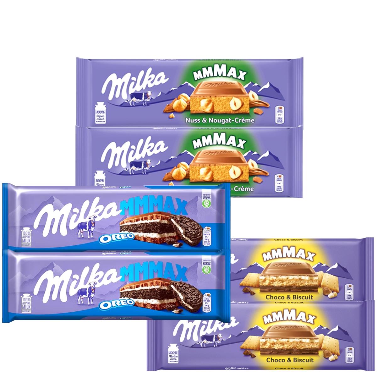 Selected image for Milka Paket čokolada Oreo + Nut nugat + Keks, 300g, 6 komada