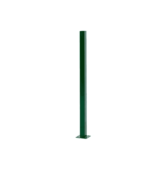 Stub za 3D panelnu ogradu 50x50/1,5mm x 1.55m sa anker pločom pocinkovan i plastificiran - Zelena RAL 6005