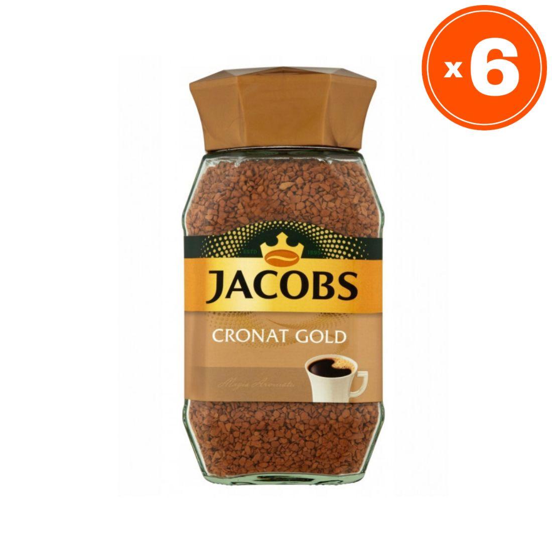 Jacobs Instant kafa Cronat Gold, 200 g, 6 komada
