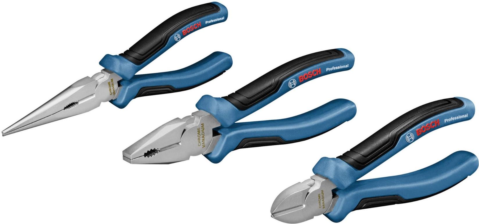 Bosch Professional 3-delni set klešta 1600A016BG
