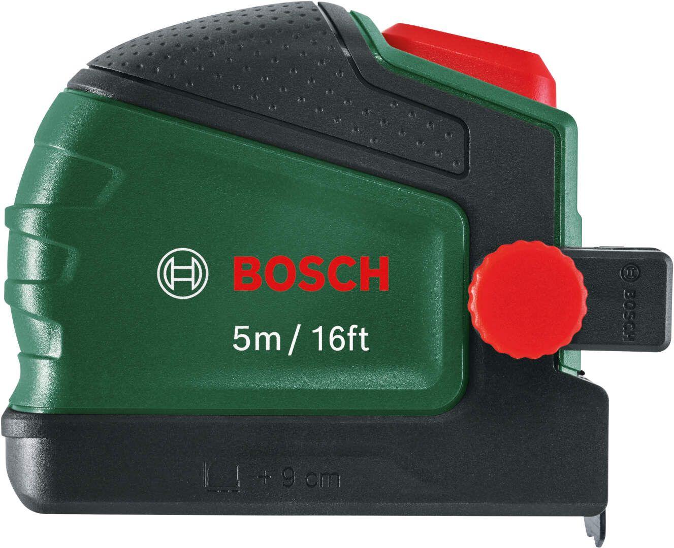 Bosch Merna traka 5m/16ft metrička i imperijalna skala, sa kopčom za olovku 1600A02Z9Y