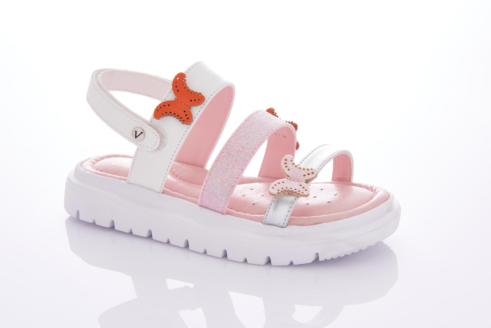 VUUDY F5544 Sandale za devojčice, Belo-roze