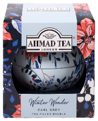 Ahmad Tea  Čaj Winter bauble caddies Earl Gray, 25g