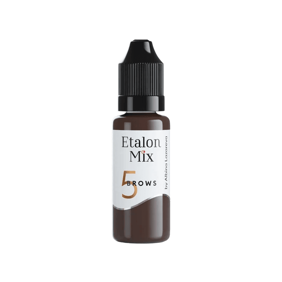 Etalon Mix Pigment trajne šminke za obrve, 15ml, Crna čokolada