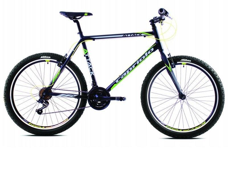 Selected image for CAPRIOLO Bicikl MTB ATTACK M 26'' crno-zeleni