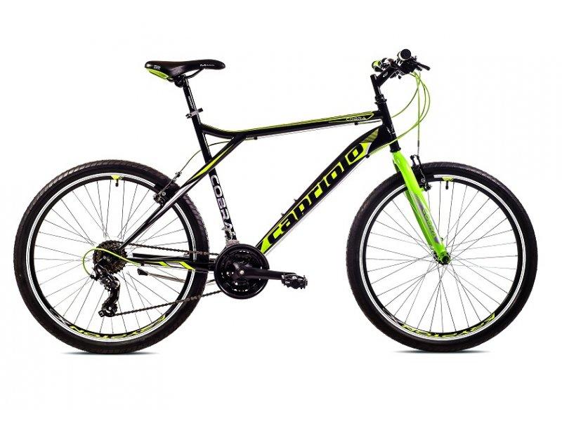 Selected image for CAPRIOLO Bicikl MTB COBRA 26''/21HT crno-zeleni