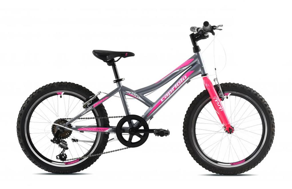 Selected image for Capriolo Diavolo 200 Bicikl za devojčice, 11/20", Sivo-roze
